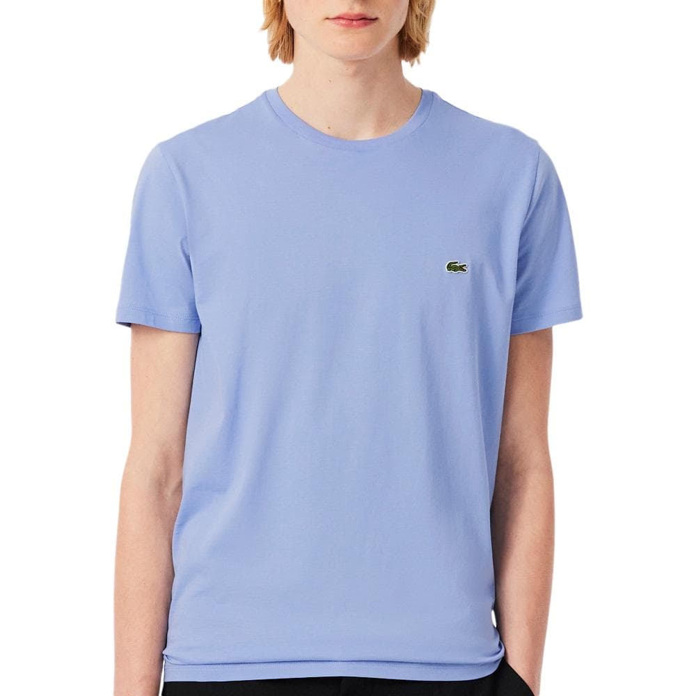 T-shirt Bleu Clair Homme Lacoste TH6709001 1