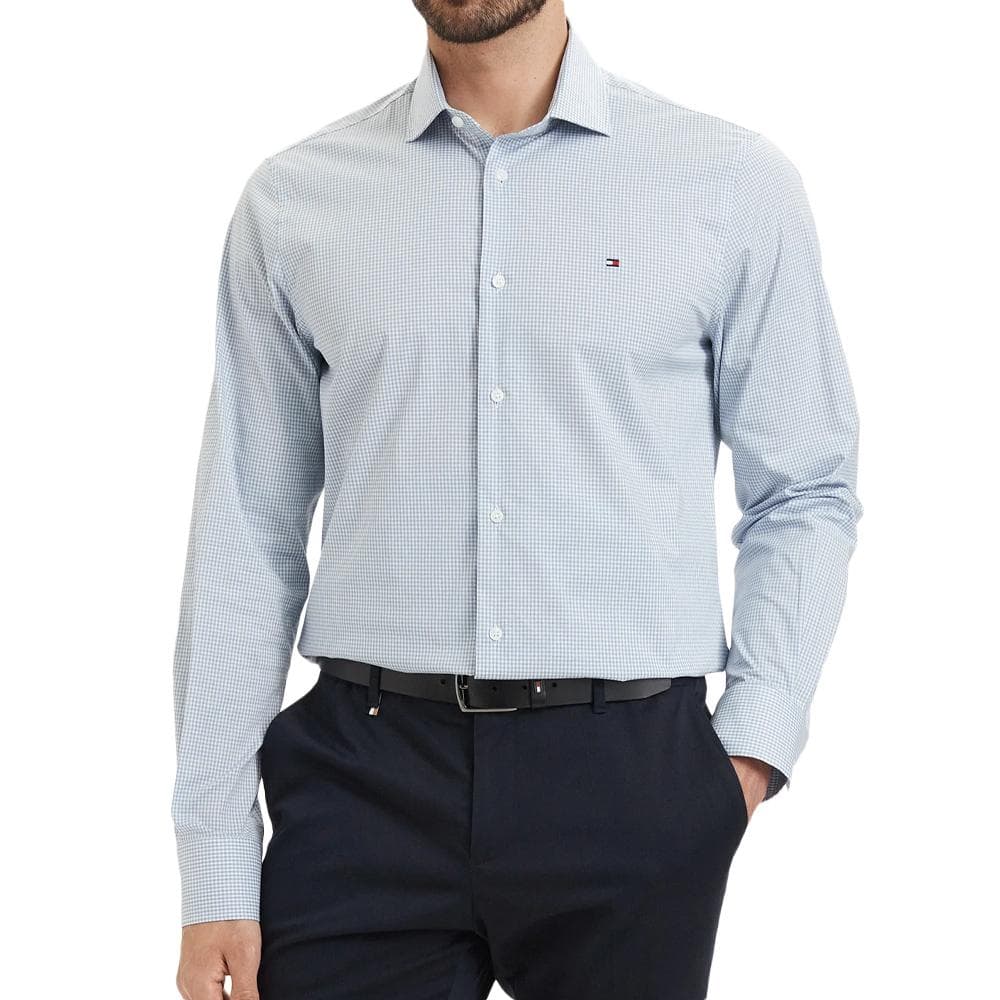 Chemise Bleu Homme Tommy Hilfiger Cl Mini 1