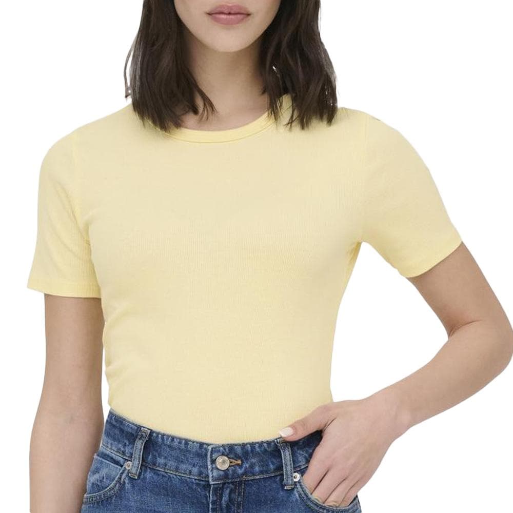 T-Shirt Jaune Femme JDY Lucky 1