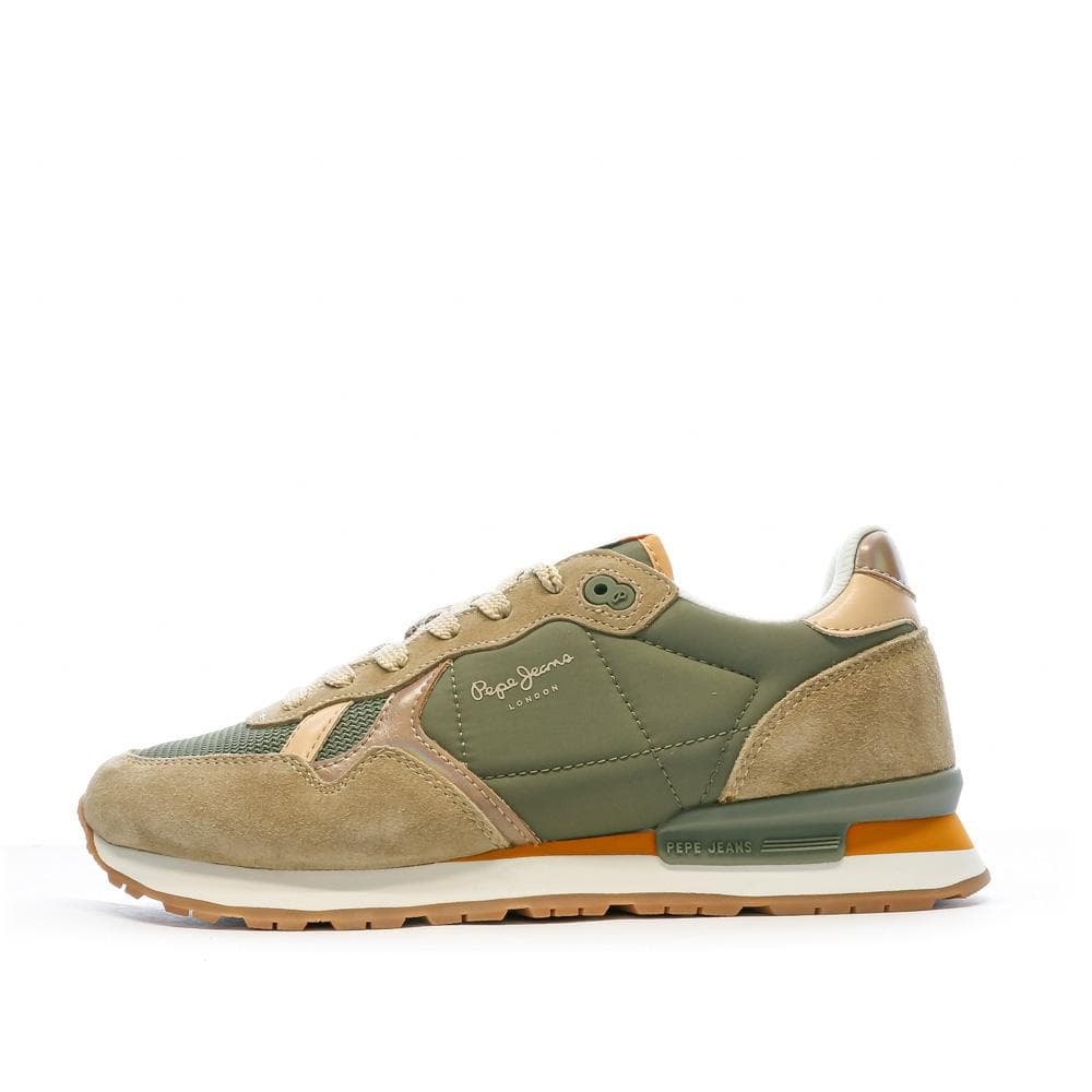 Baskets Kaki Femme Pepe jeans Pepe jeans Brit Jump 1