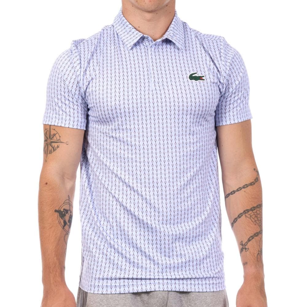 Polo Bleu Clair Homme Lacoste DH5348 1
