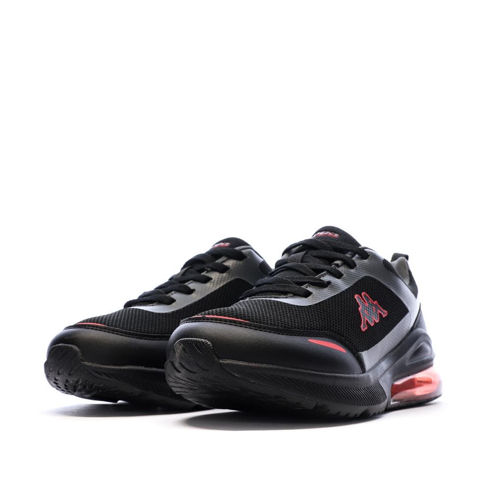 Baskets Noir/Rouge Garçon Kappa Logo Pylos 6