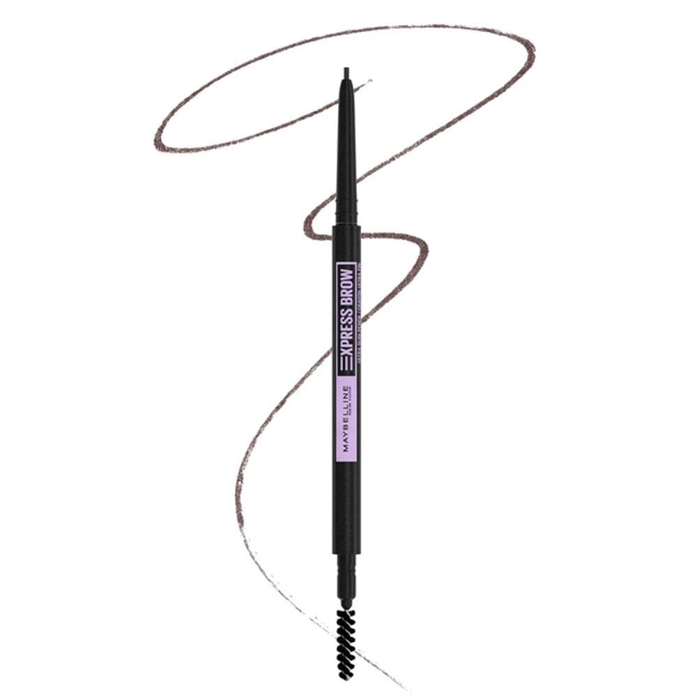 Maybelline Express Brow Crayon à sourcils ultra-fin double embout Deep Brown 1