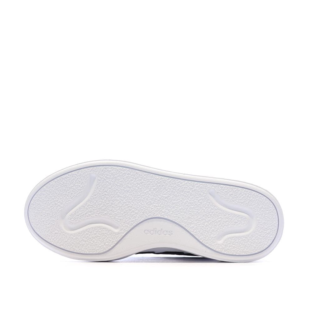 Baskets Blanches/Noires Garçon Adidas Courtblock 5