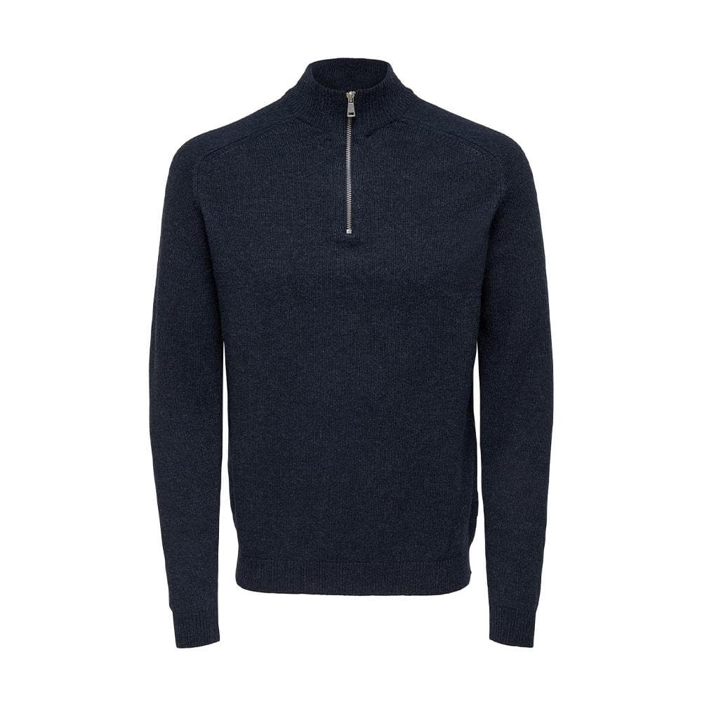 Pull 1/4 Zip Marine Homme Only & Sons Reg 7 1