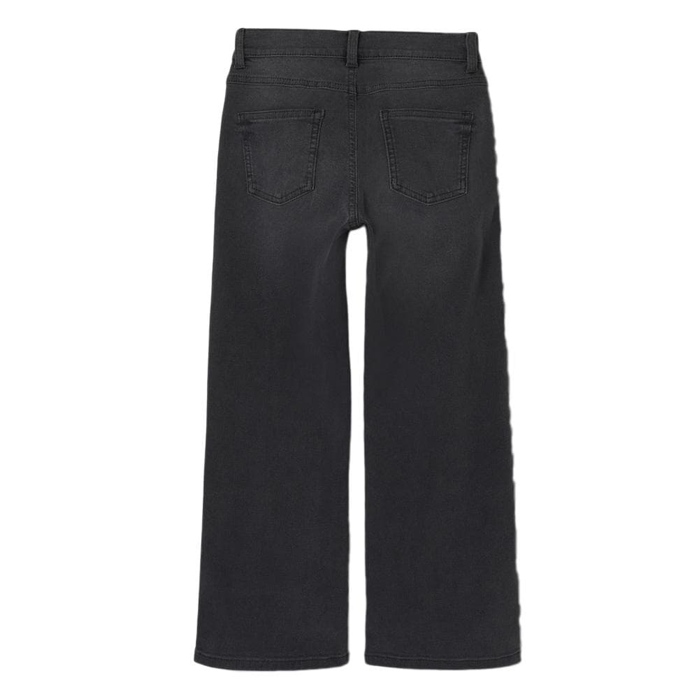 Jean Large Gris Foncé Fille Name it Nkfrose Wide 3
