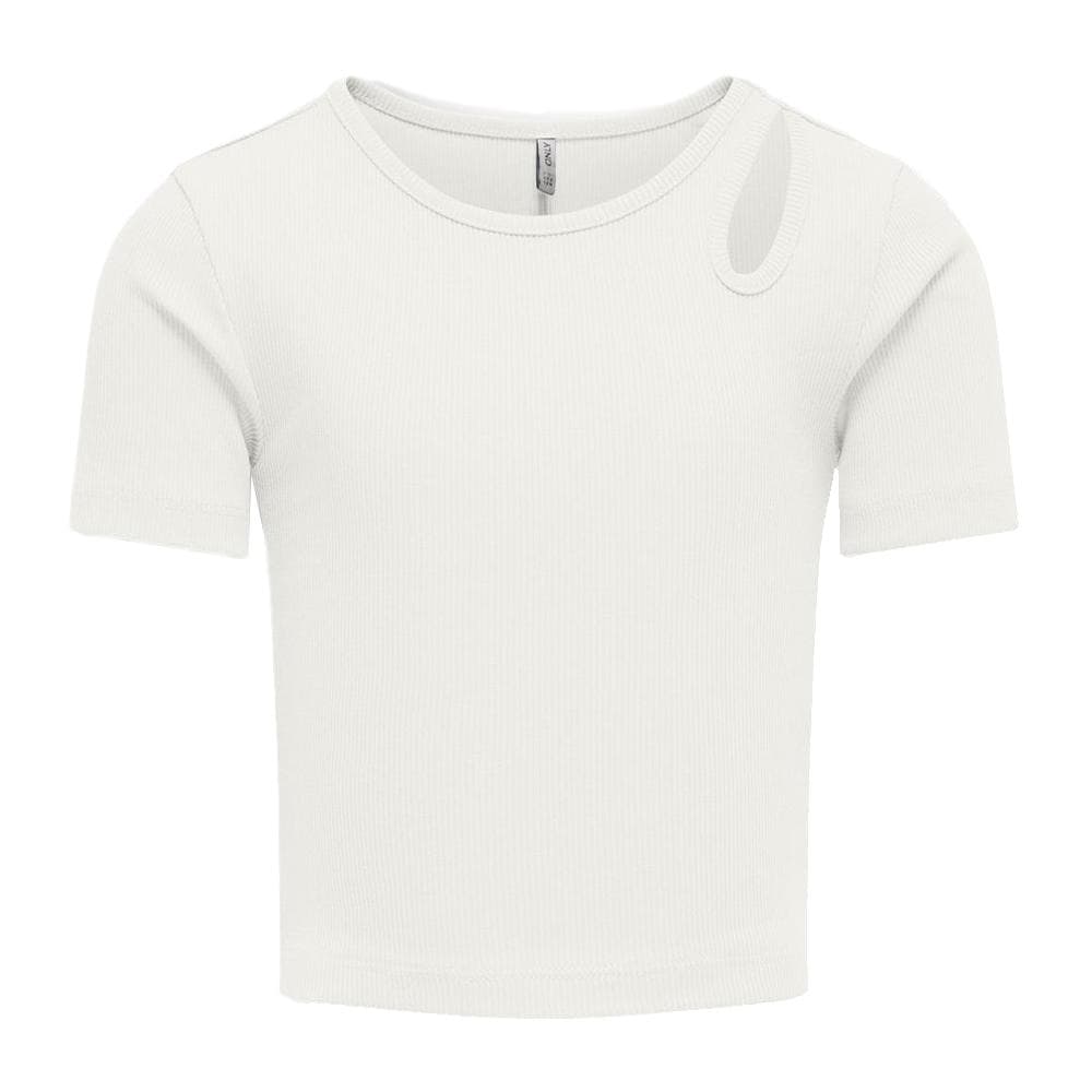 T-Shirt Blanc Fille Kids ONLY Cutout Top 1
