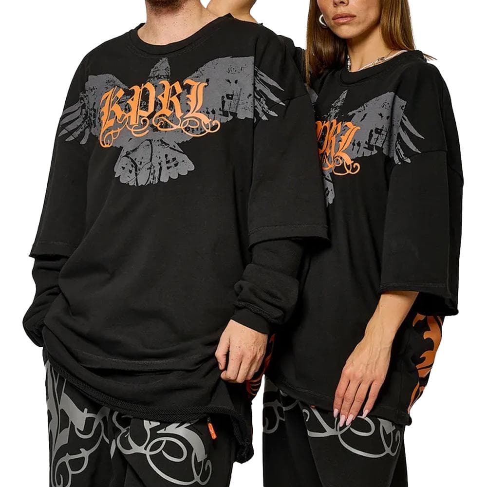 T-Shirt Noir Mixte Kaporal VORBOH 1