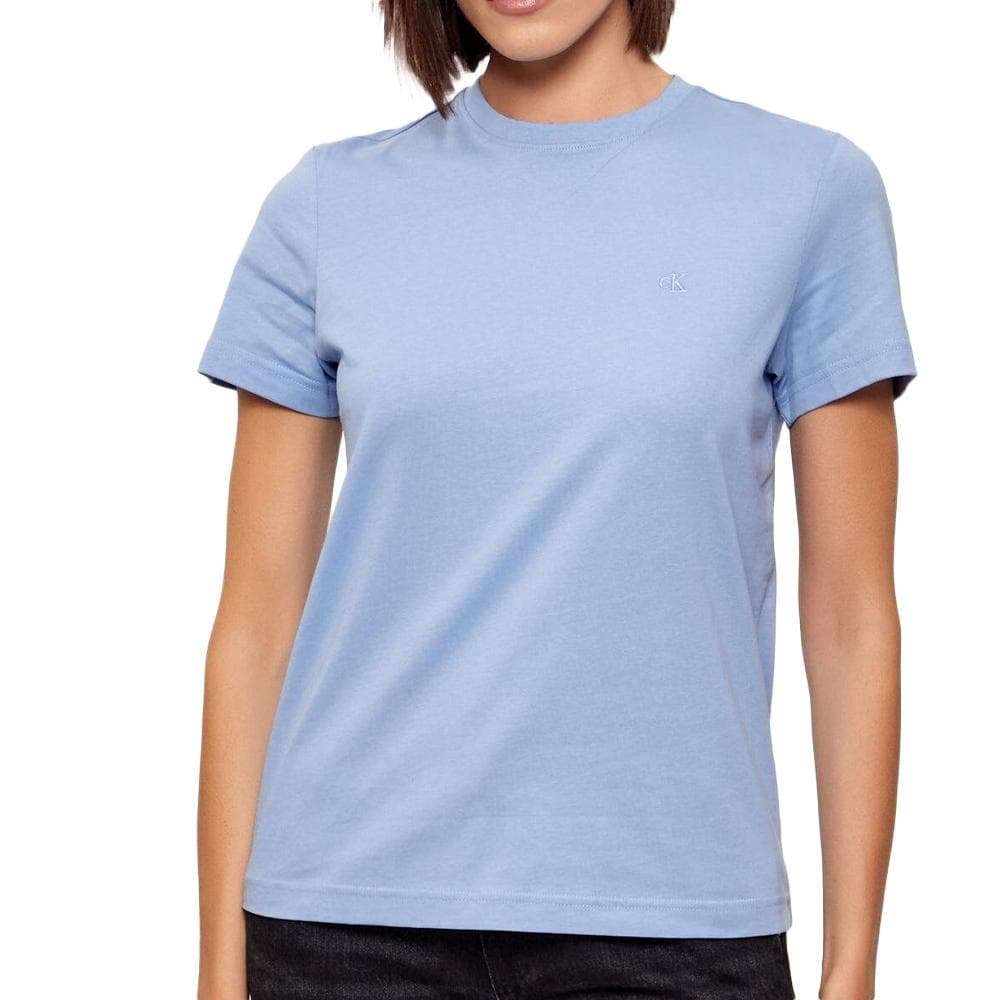T-Shirt Bleu Femme Calvin Klein Jeans Archive 1