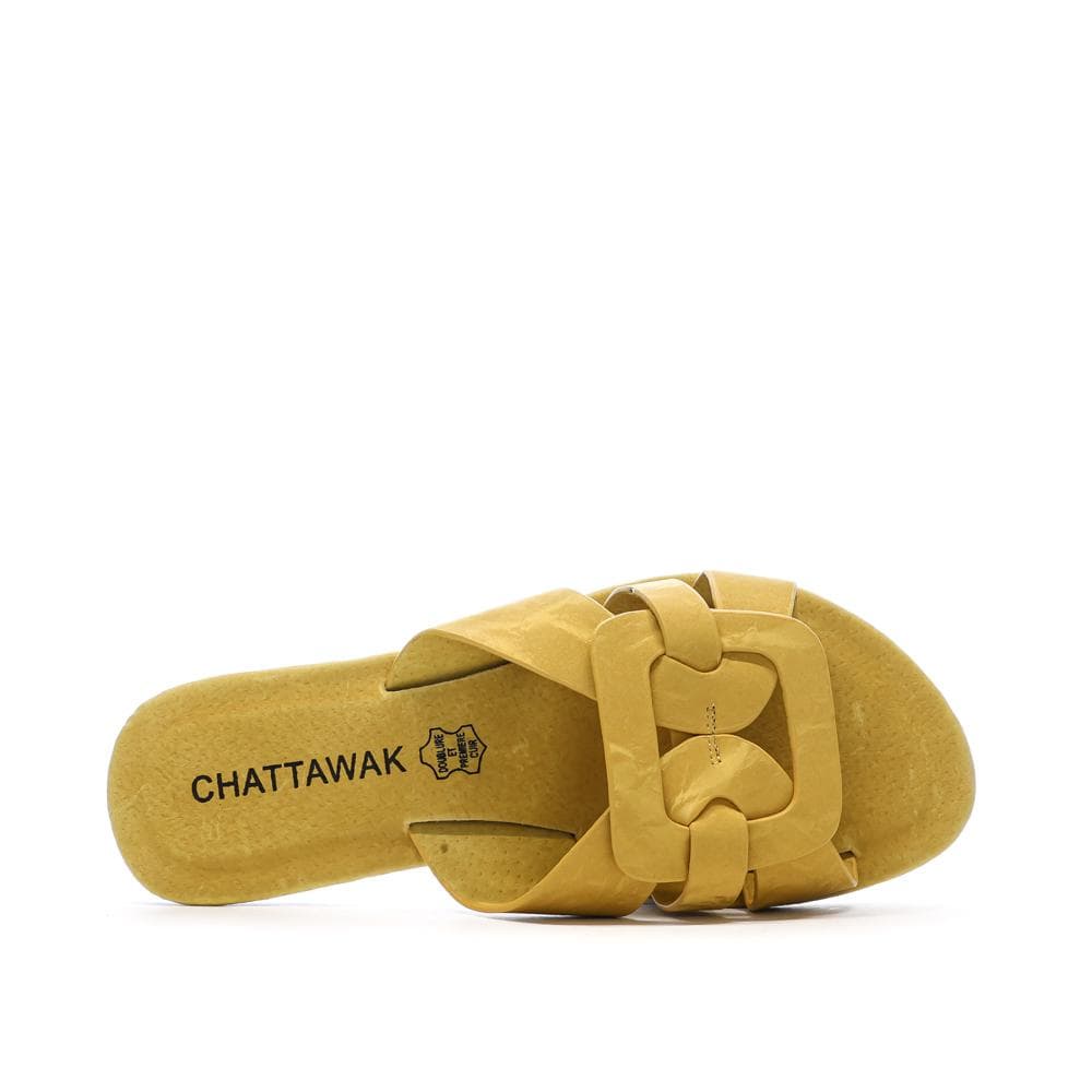 Claquettes Jaune Femme Chattawak Pace 4