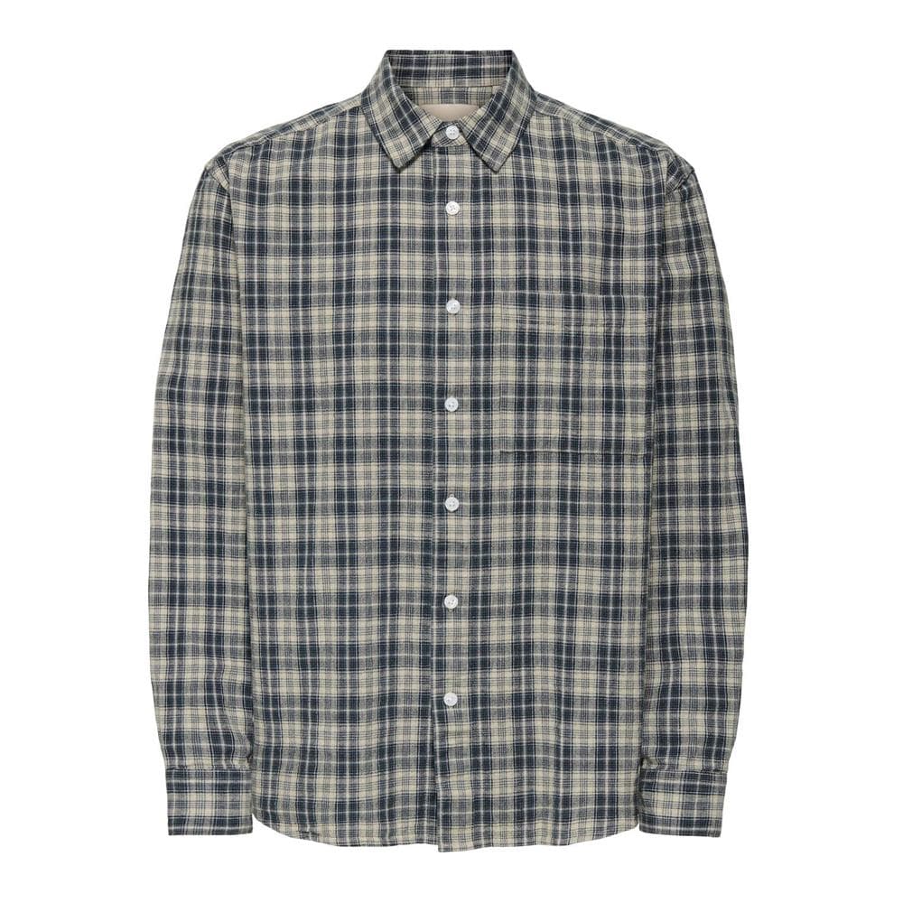 Chemise Bleu/Gris Homme Only & Sons Rafael 1