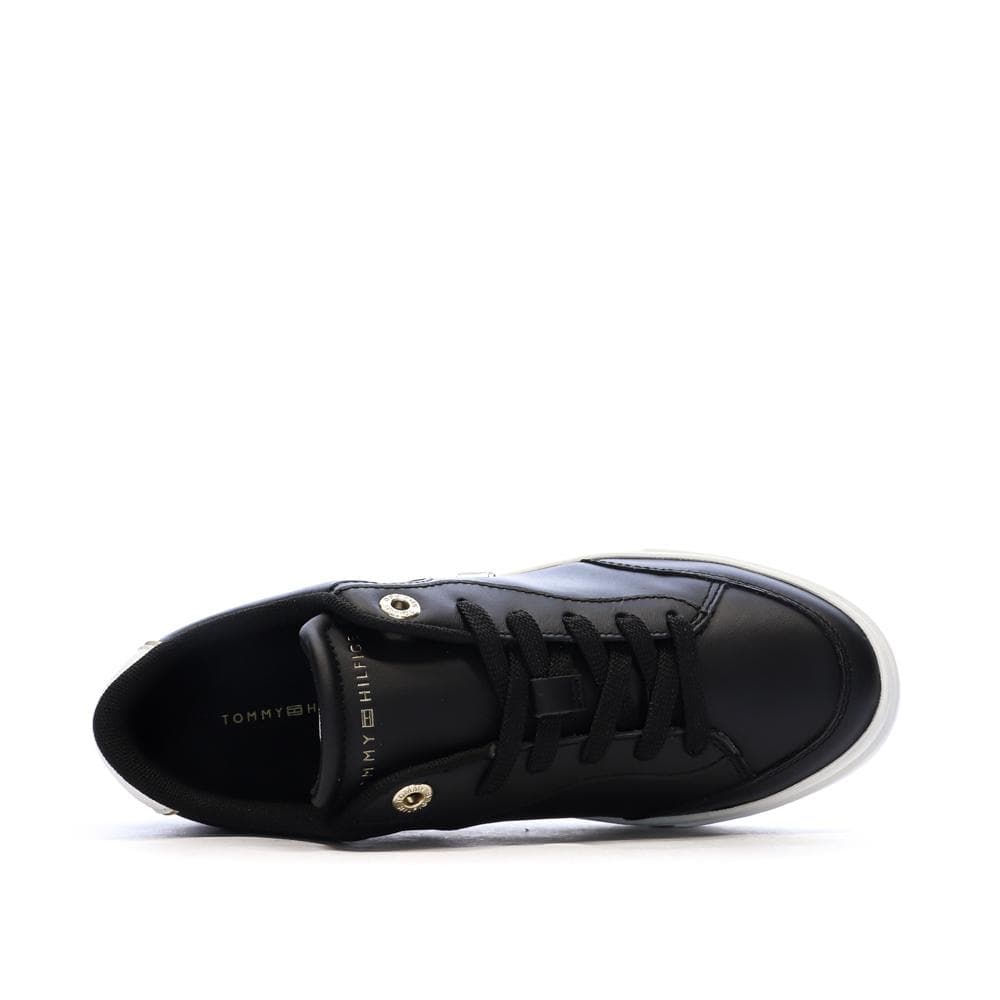 Baskets Noires Femme Tommy Hilfiger Essential Chic Court 4