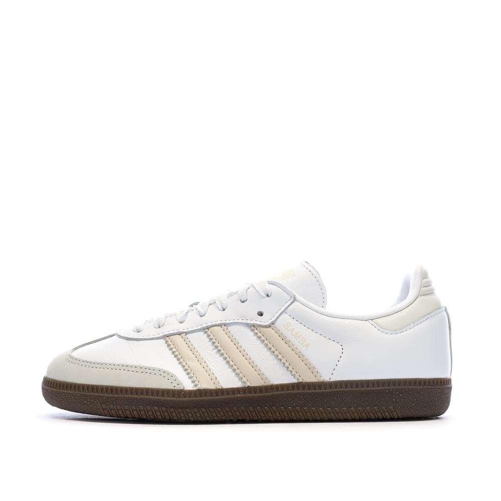 Samba Baskets Blanches/Beige Femme Adidas 1