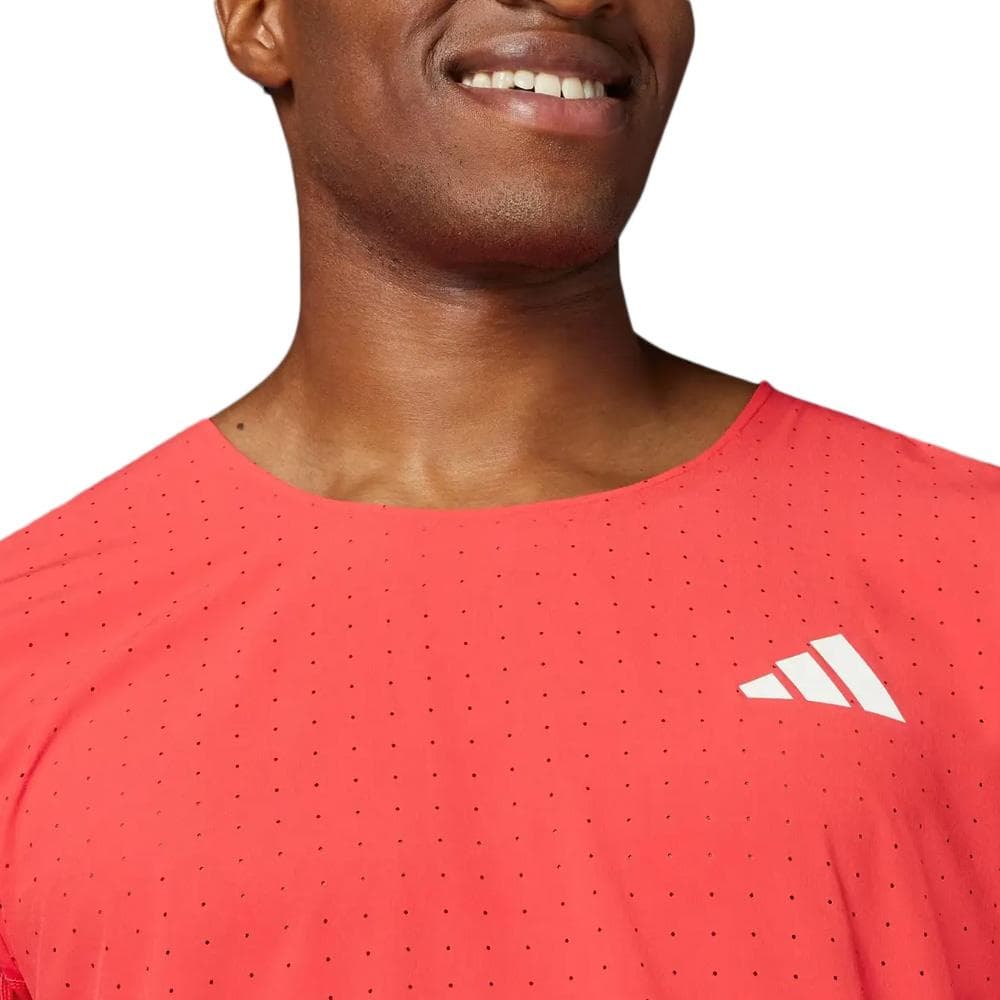 T-Shirt de Sport Rouge Homme Adidas Adizero 2