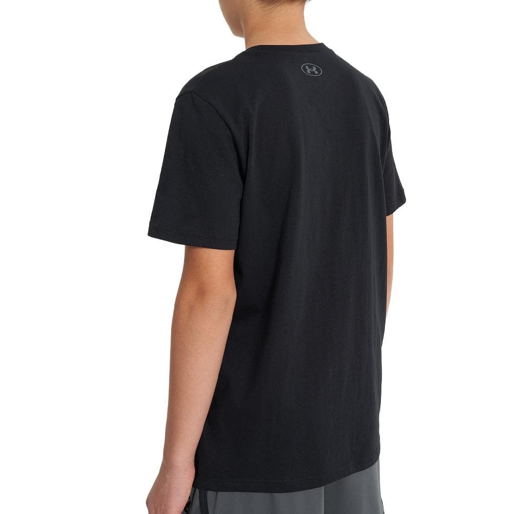 T-Shirt Noir Garçon Under Armour Boxed 2