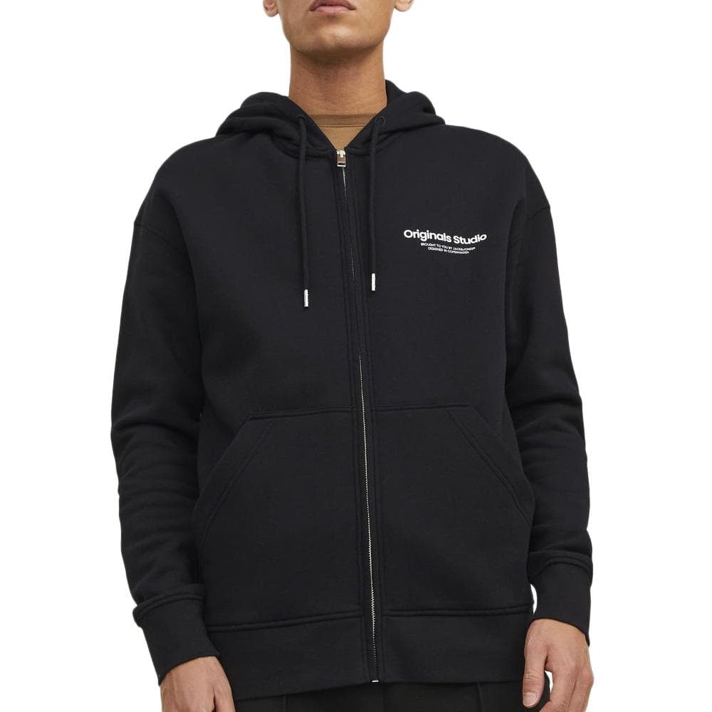 Sweat Zippé Noir Homme Jack & Jones Orvester 1