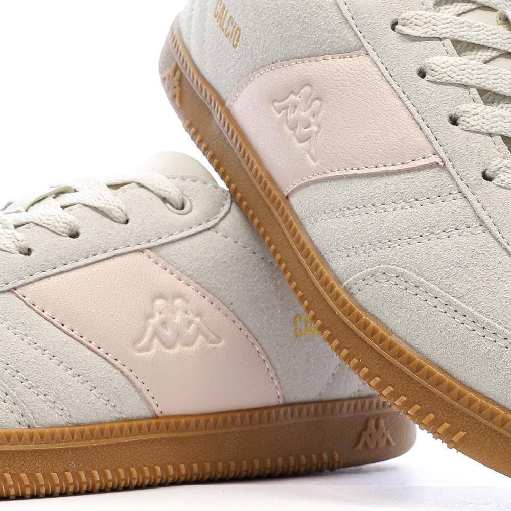 Baskets Gris/Rose Femme Kappa Mattea Suede 7