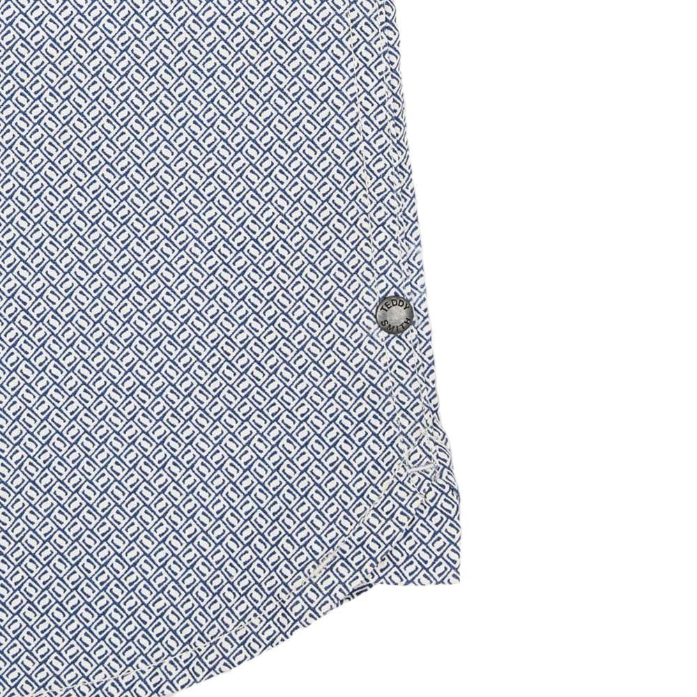 Chemise Bleu à Motifs Homme Teddy Smith Cut 10711556D 4