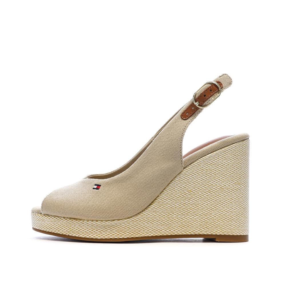 Sandales Beiges Femme Tommy Hilfiger Wedge 1