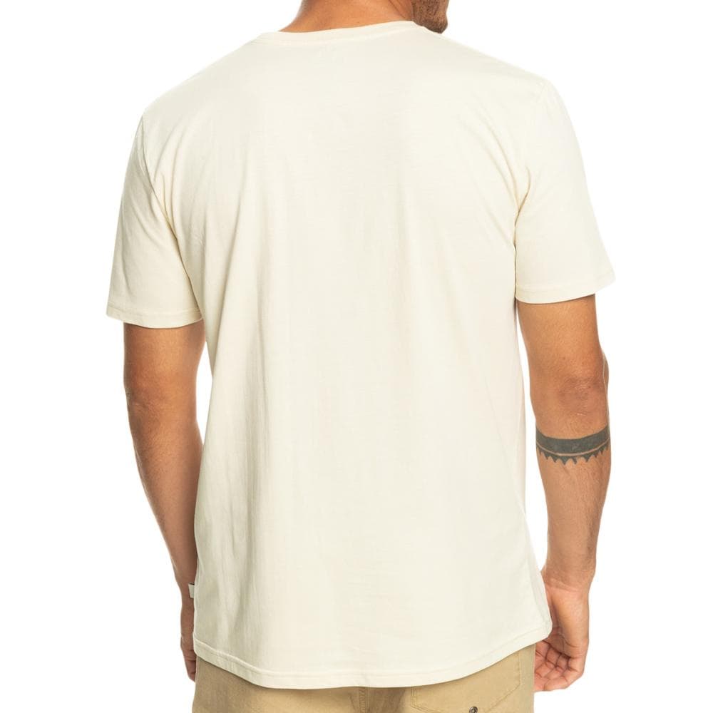 T-Shirt Blanc Homme Quiksilver Surfadelicastri 2