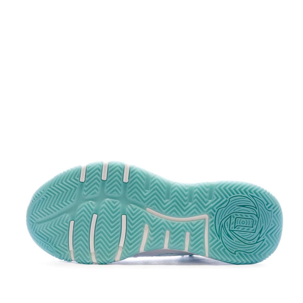 Chaussures de basket-ball Blanche/Bleu Adidas Son Of Chi 5