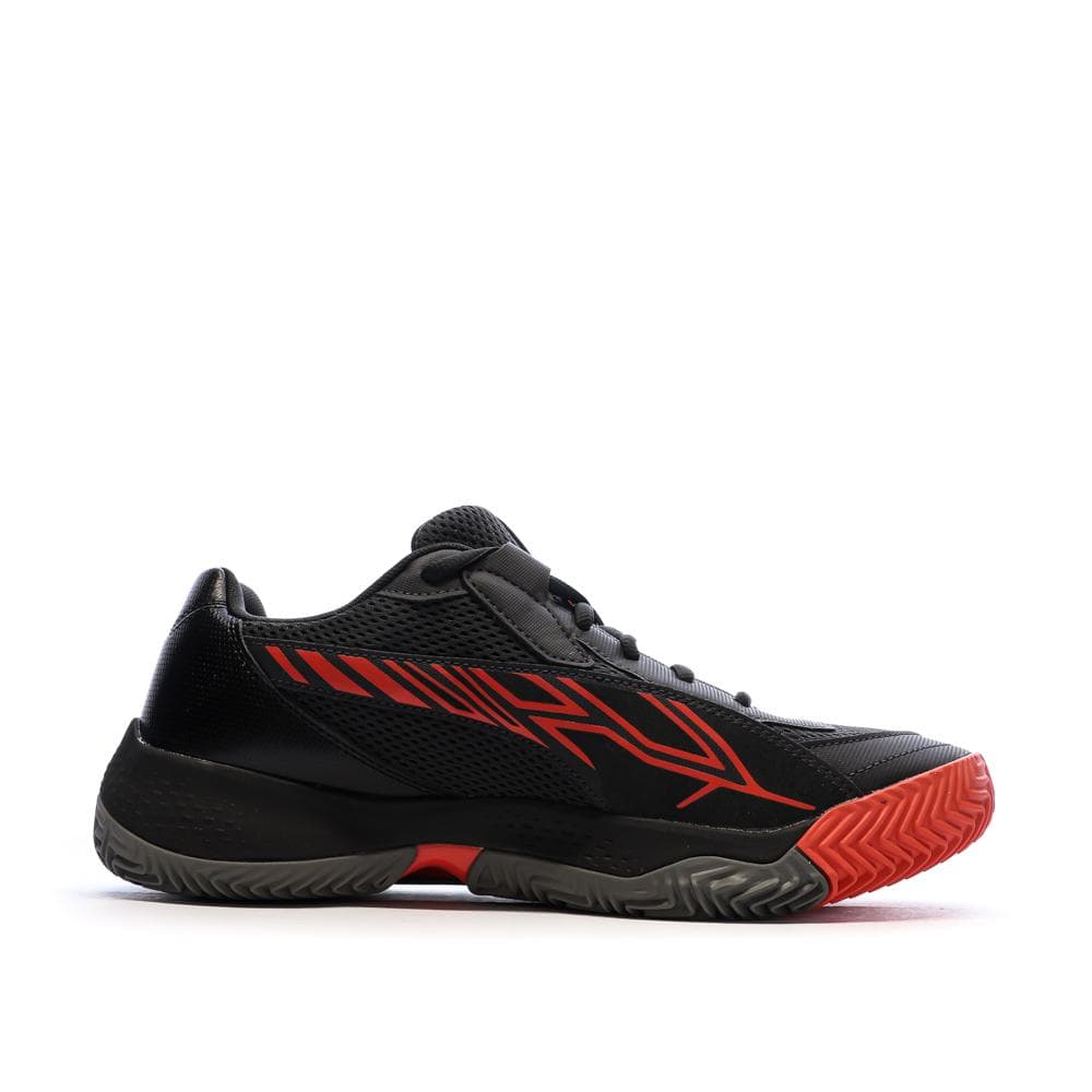 Chaussures de Padel Noires/Rouges Homme Puma Nova Court 2