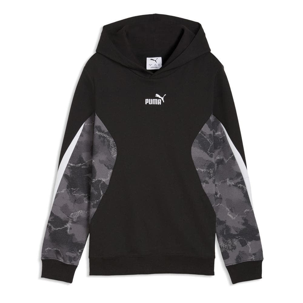 Sweat Noir Garçon Puma Class Hoodie Camo 1
