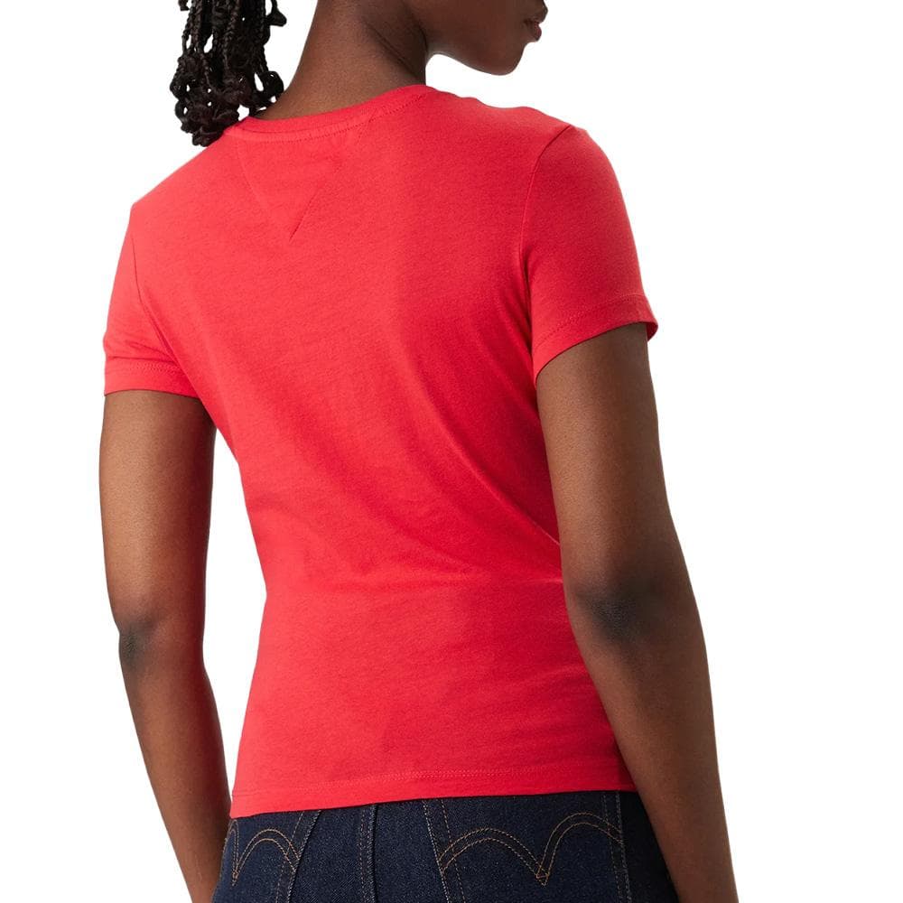 T-shirt Rouge Femme Tommy Hilfiger Tjw C 2