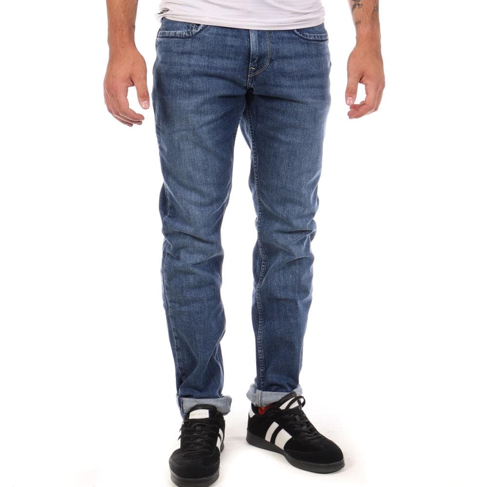 Jean Slim Bleu Moyen Homme Pepe Jeans PM202023 1