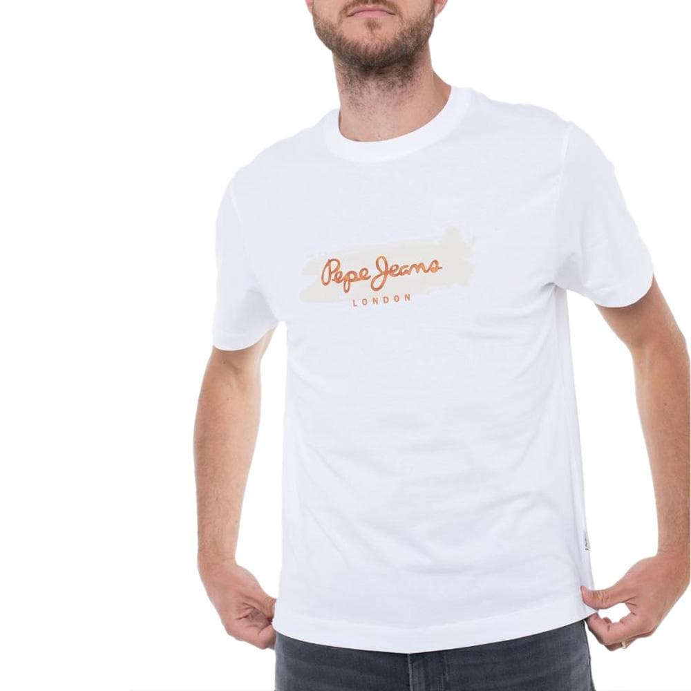 T-shirt Blanc Homme Pepe jeans Picthon 1
