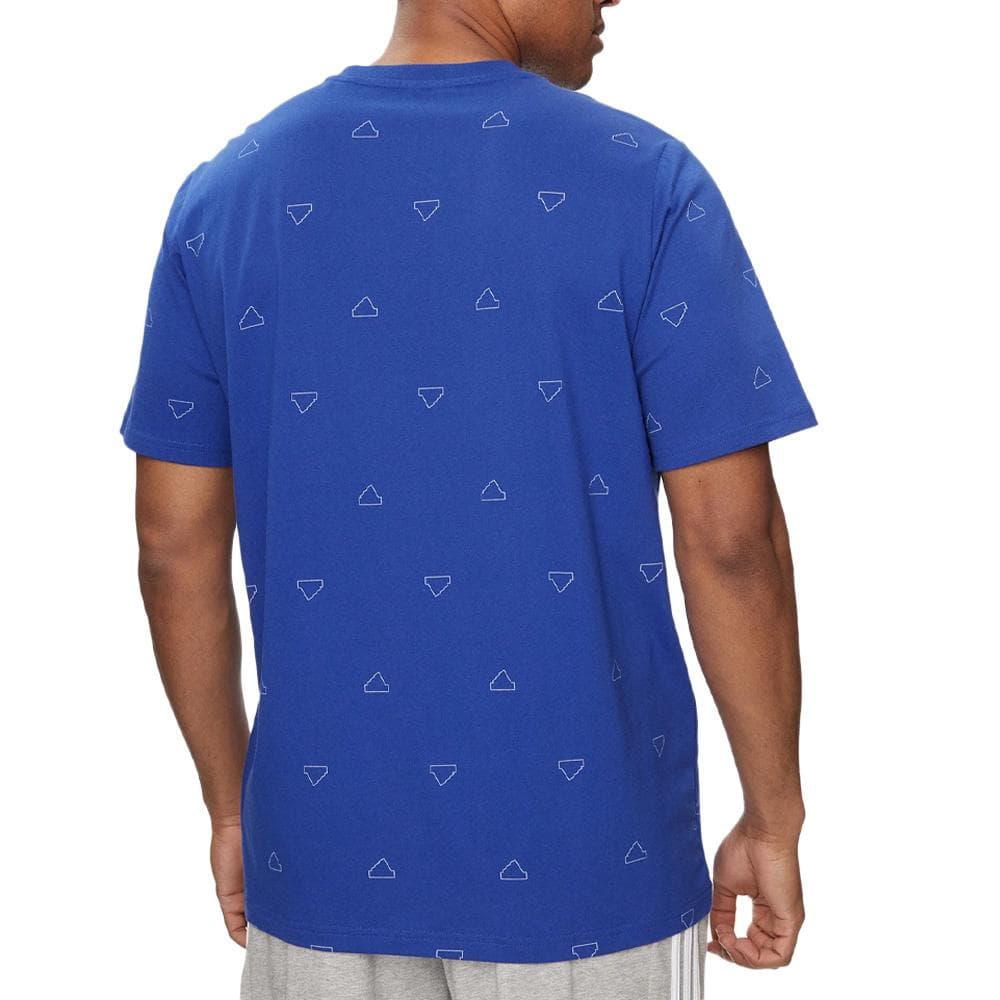 T-Shirt Bleu Homme Adidas Seasonal Essentials 2