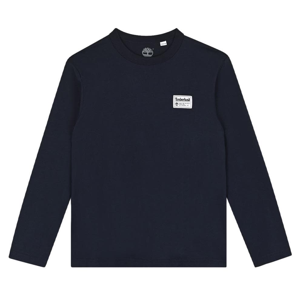 T-Shirt Marine Garçon Timberland T60303 1