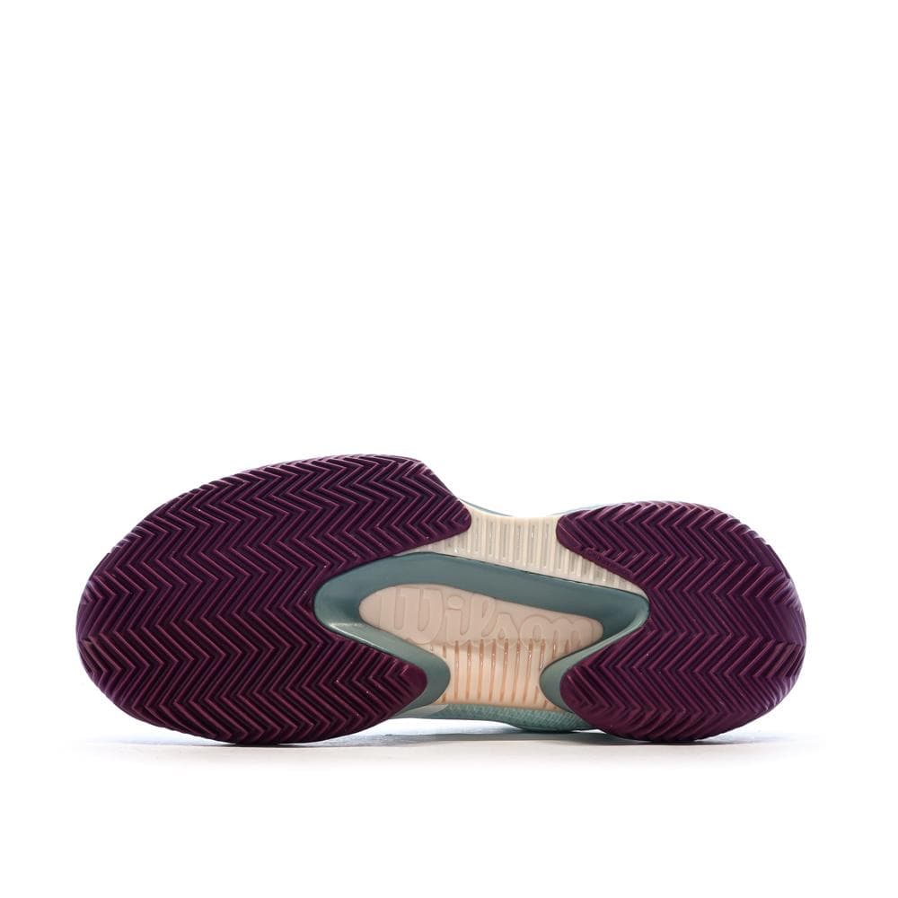 Chaussures de tennis Vertes d'eau Femme Wilson Kaos 5