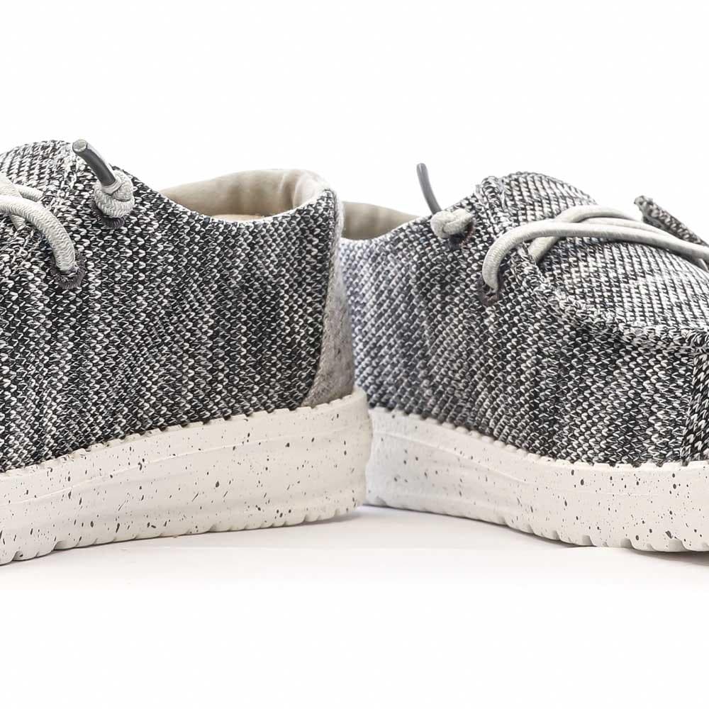 Chaussures Grises Chiné Femme Hey Dude Wendy Sox 7