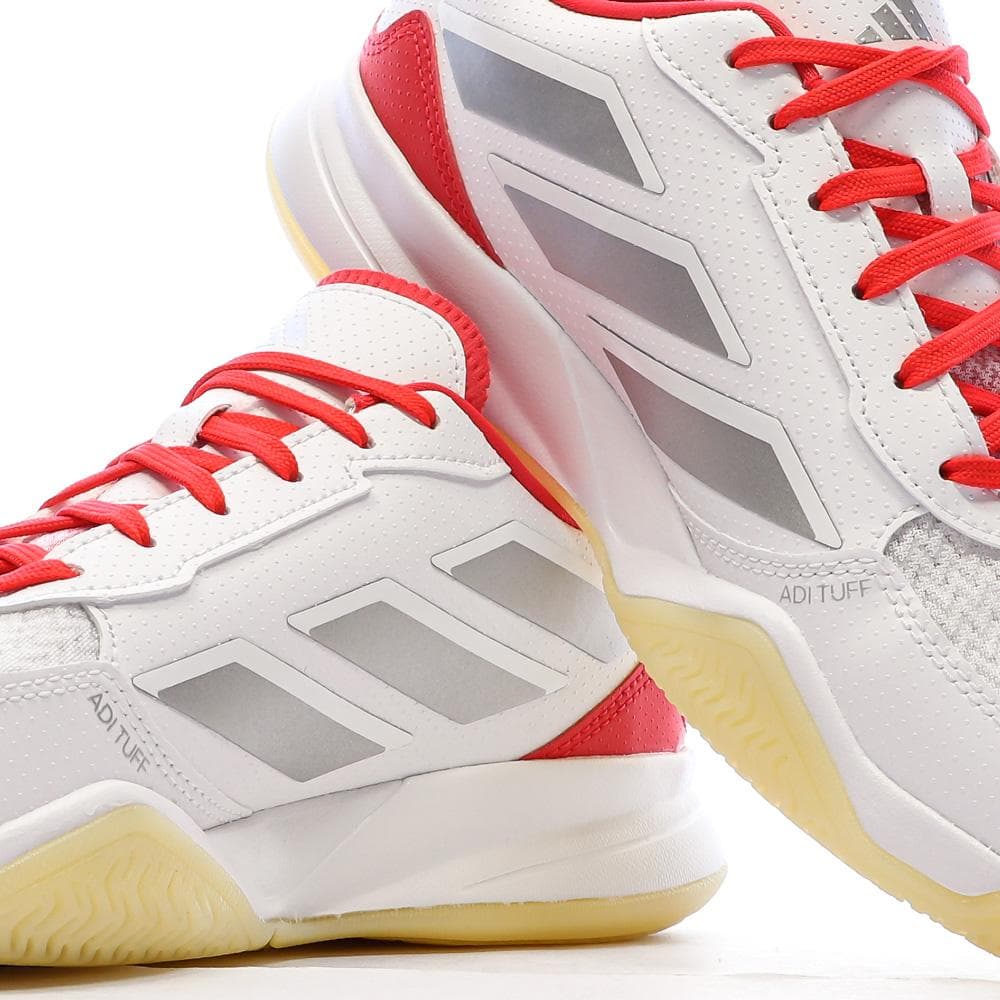 Chaussures de Tennis Blanc/Rouge Femme Adidas Avaflash 7