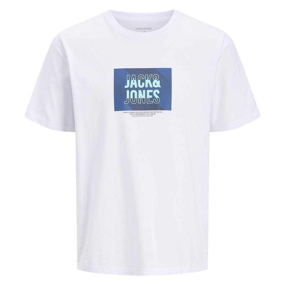 T-Shirt Blanc Homme Jack & Jones Hudson 1