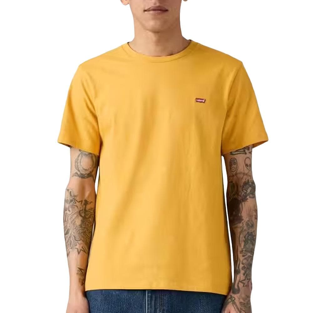T-shirt Jaune Homme Levi's Original 1