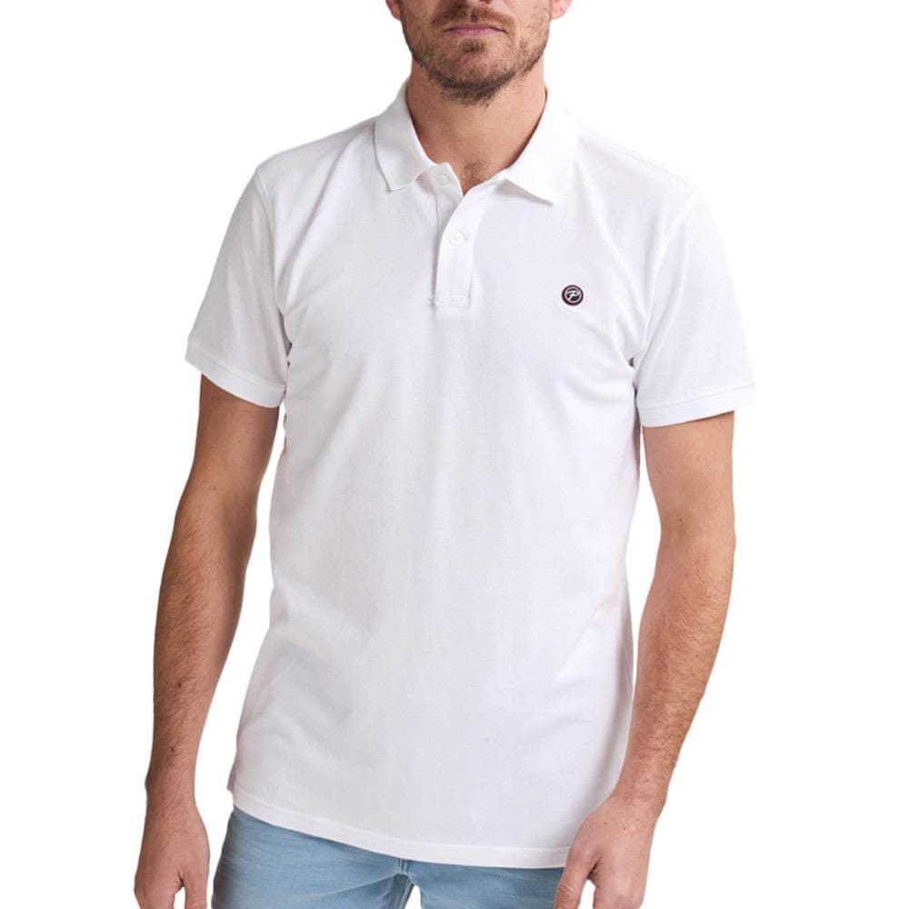 Polo Blanc Homme Petrol Industries 0000 1