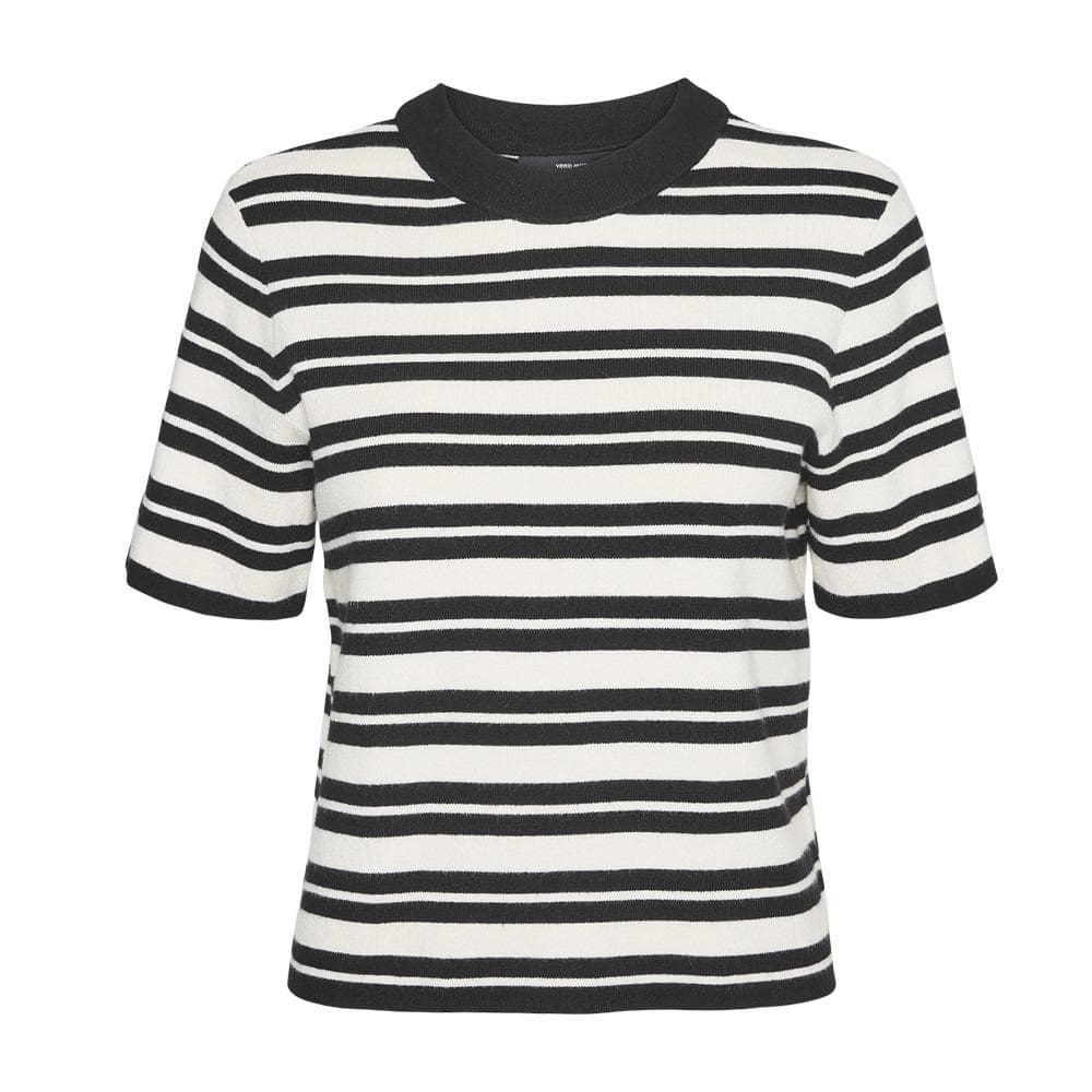 T-Shirt Beige/Noir Femme Vero Moda Gold 3
