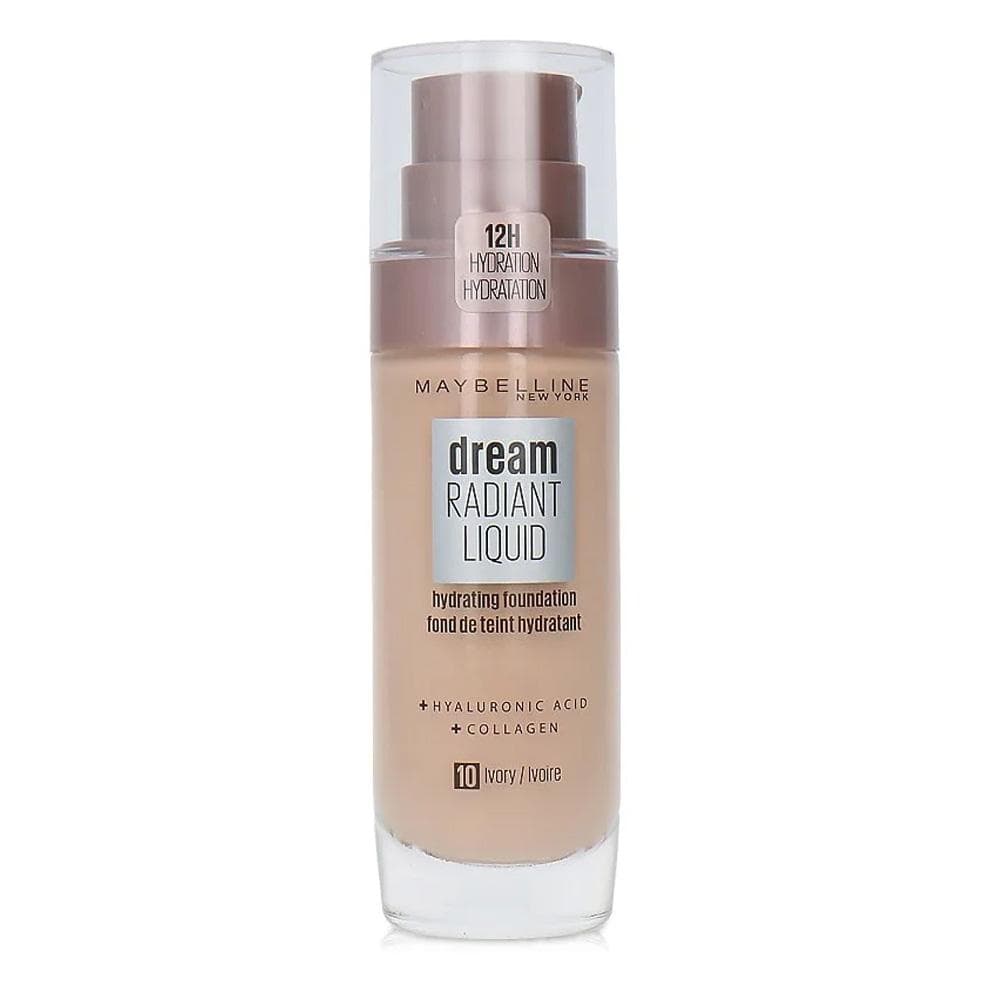 Fond de teint Dream Radiant Liquid Gemey Maybelline 10 Ivory 1
