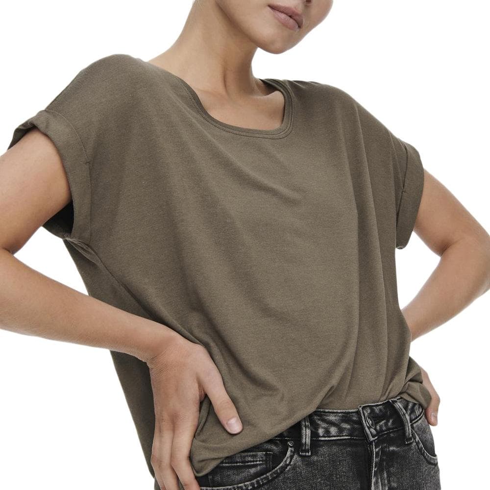T-shirt Kaki Femme Only Moster 1