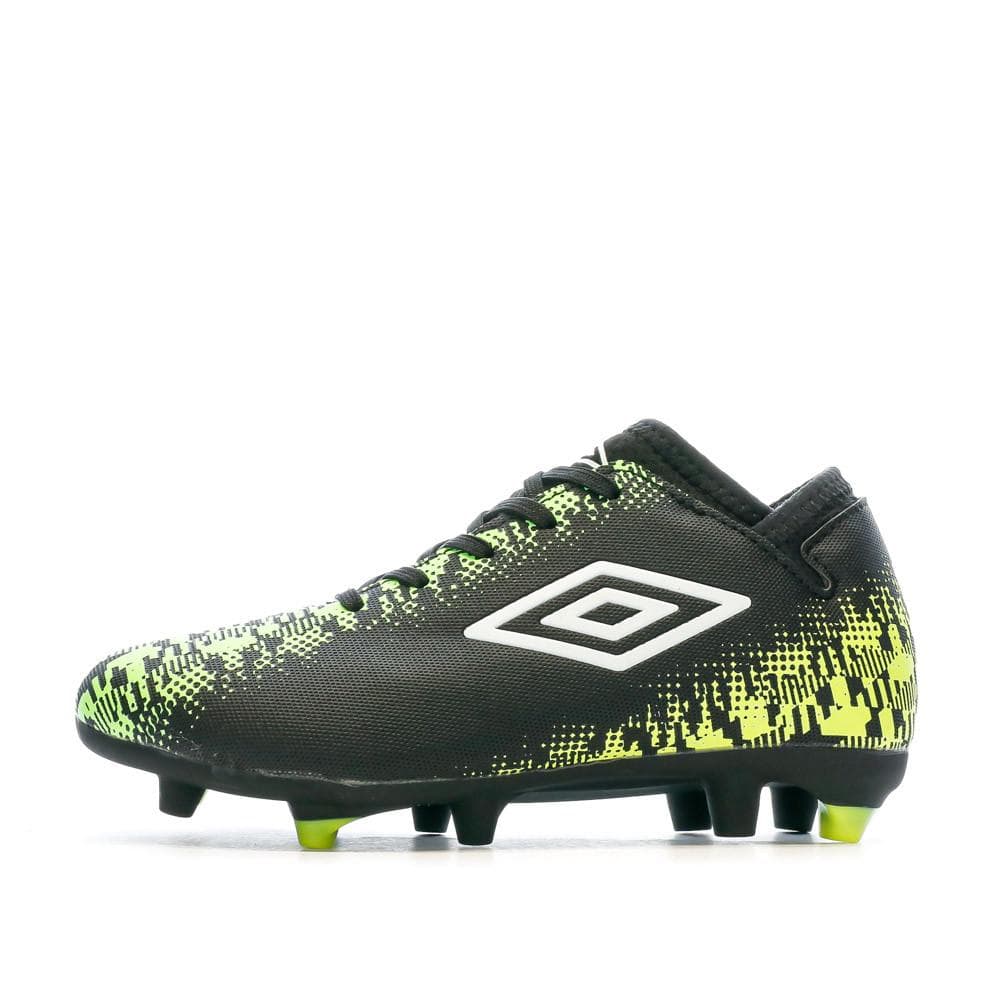 Chaussures football Noir/Jaune Garçon Umbro Form Net 1