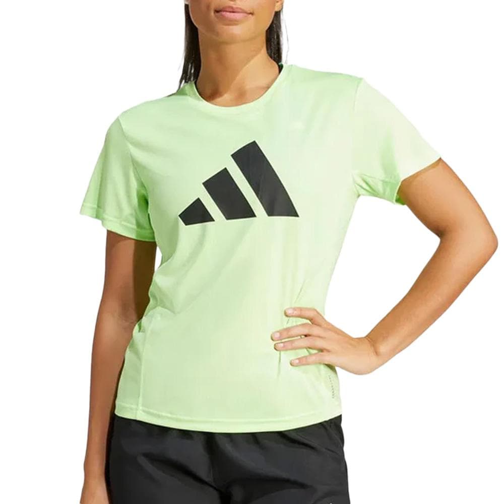 T-Shirt Jaune Femme Adidas Run It 1
