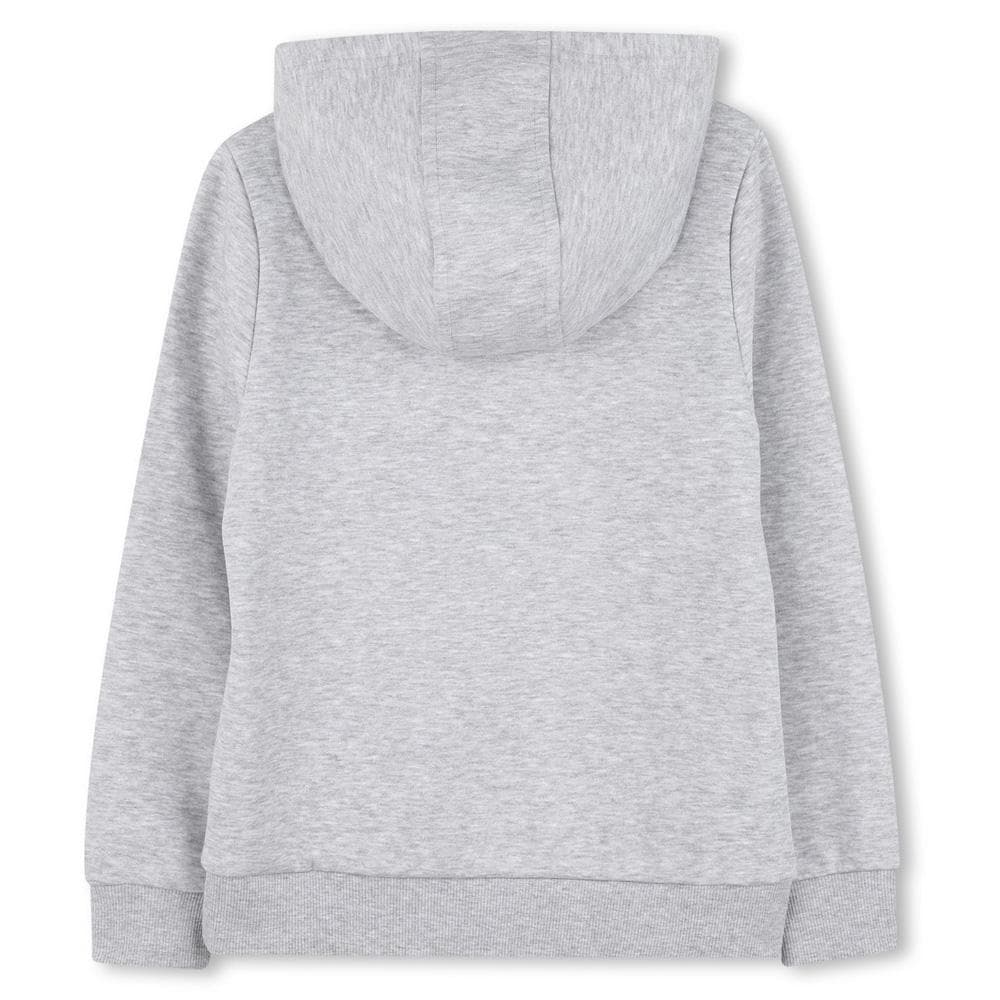 Sweat à Capuche Gris Garçon Hugo Boss J52748 2