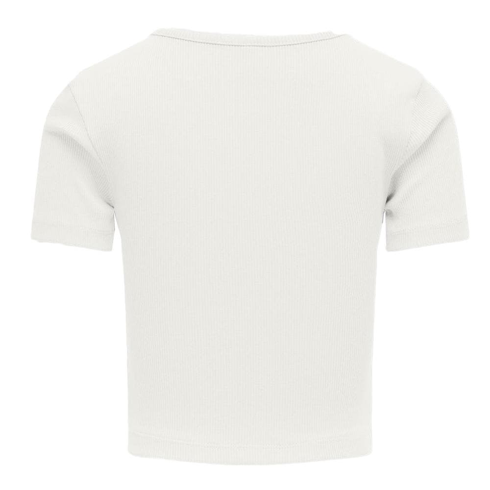 T-Shirt Blanc Fille Kids ONLY Cutout Top 2