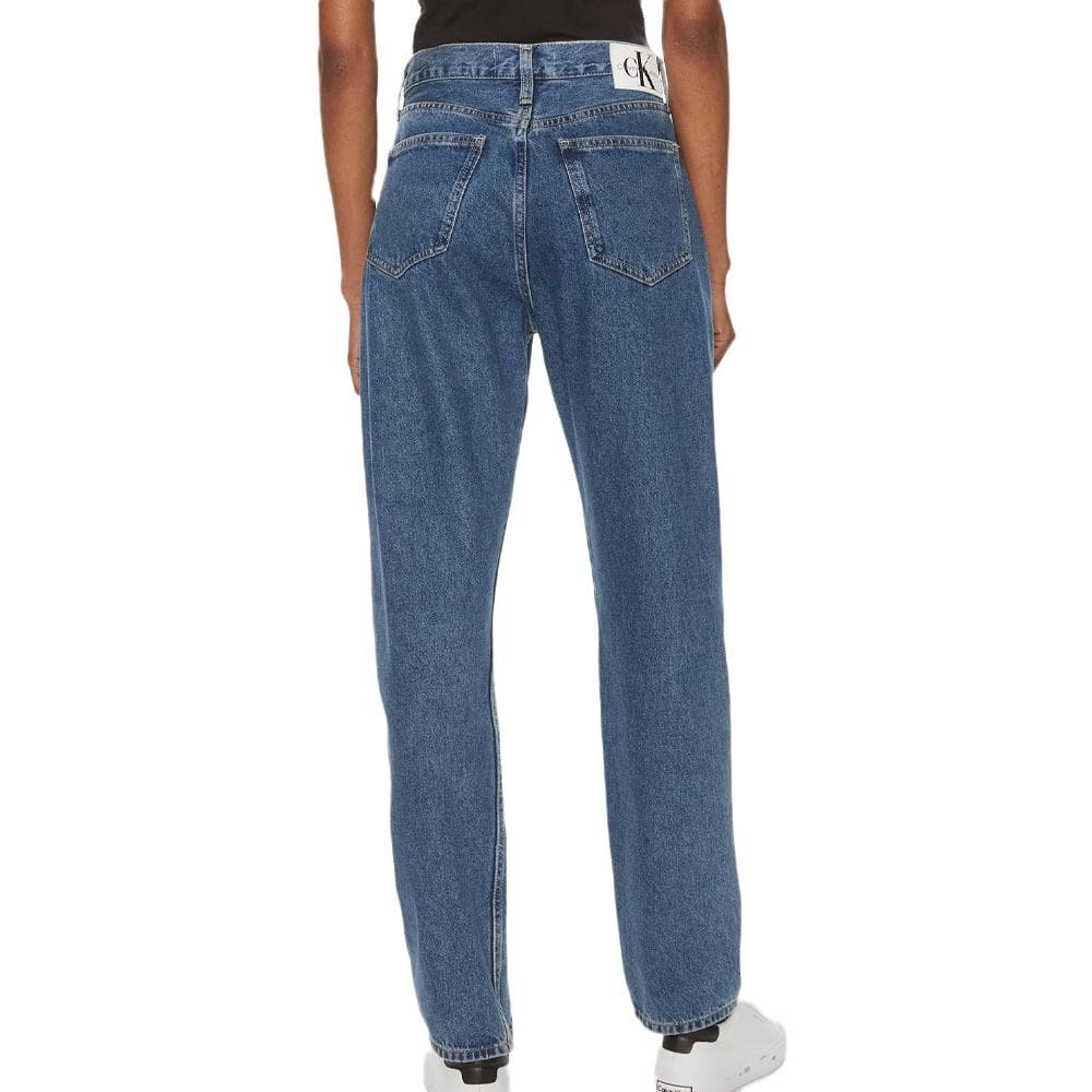 Jean Straight Fit Bleu Femme Calvin Klein Authentic 2