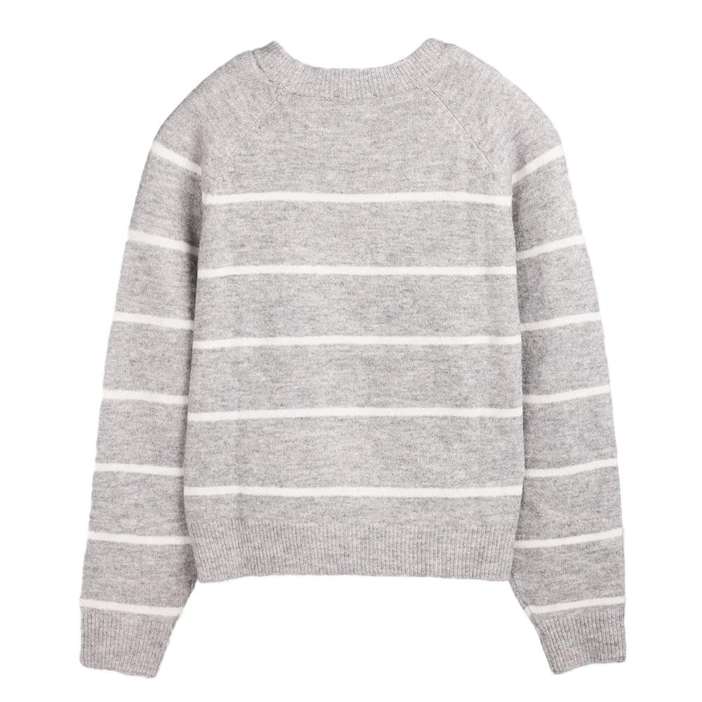 Pull à Rayure Gris/Blanc Femme Teddy Smith Plali 2