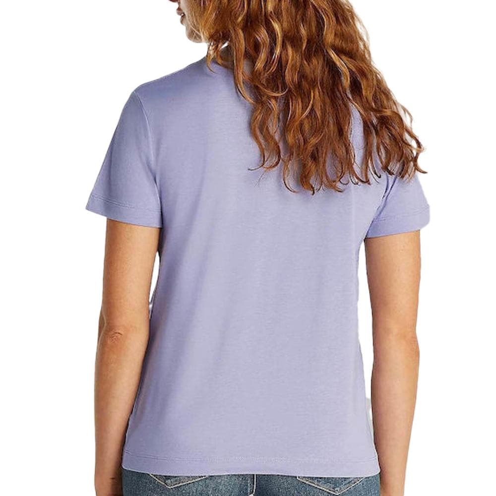 T-shirt Mauve Femme Calvin Klein Jeans Shadow Graphic Regul Persian 2