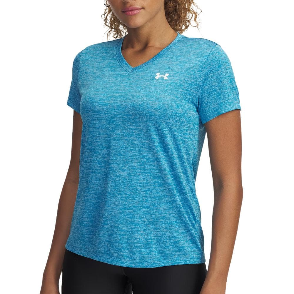 T-shirt de Sport Bleu Femme Under Armour Tech Twist 1