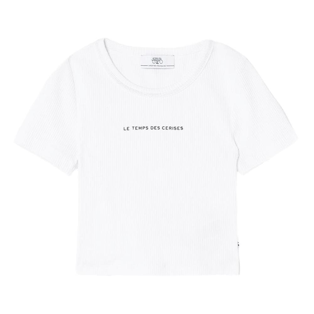 T-Shirt Blanc Fille Le Temps Des Cerises Yukongi 1
